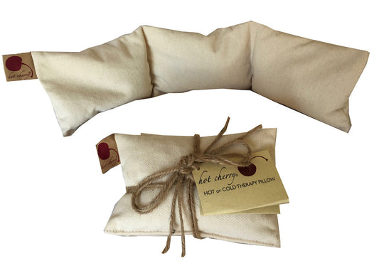 Hot Cherry Neck Wrap in Unbleached, Pre-washed, Natural Denim - Trending Wellness Store