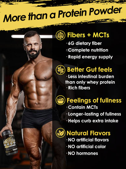 Whey Isolate Protein Powder, 25g Protein/Serving, 1.1 LB - Trending Wellness Store