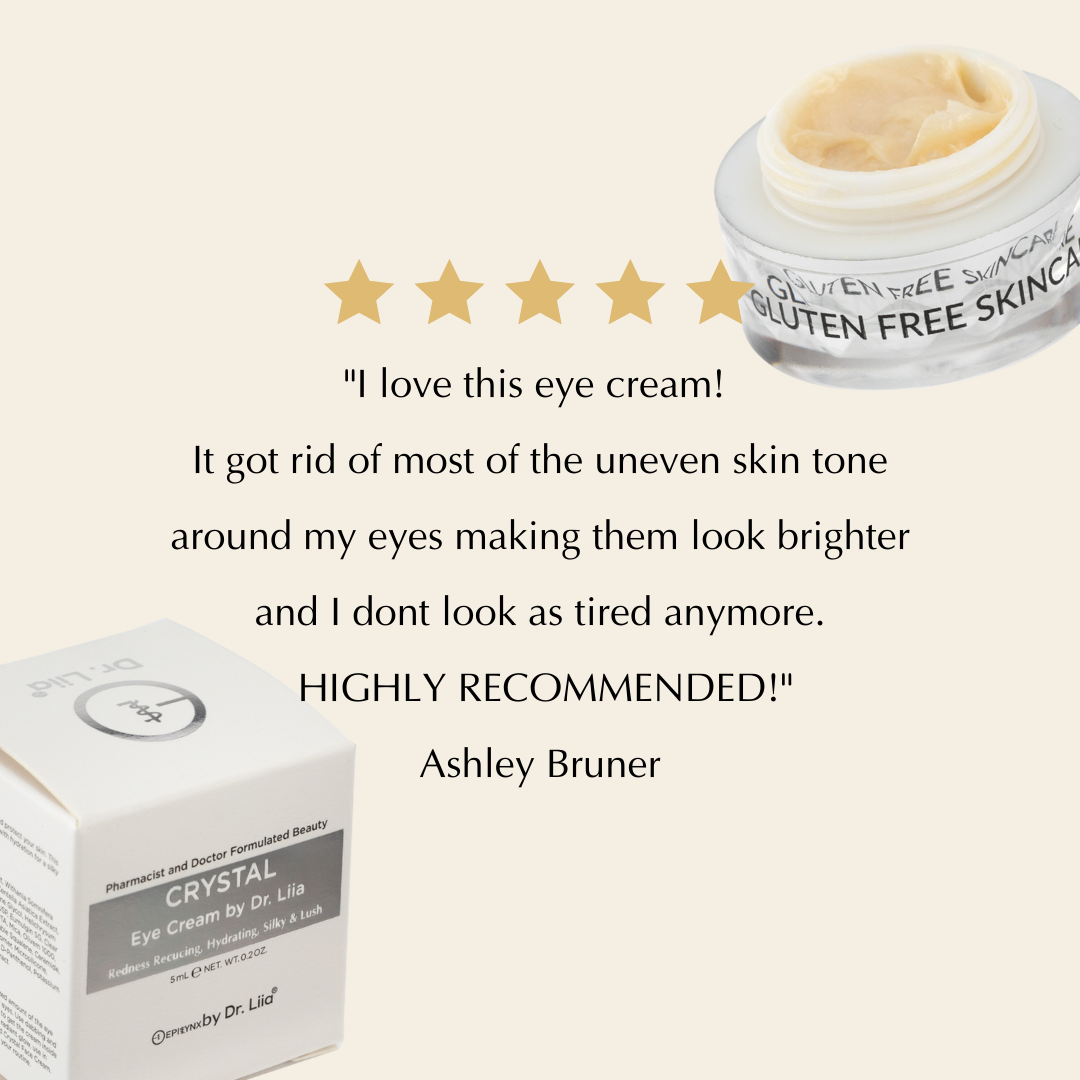 Vegan EpiSilk, Crystal Wrinkle Smoothing Eye Cream - Intense Brightening and Firming Wrinkle Fix for Sensitive Skin - Trending Wellness Store