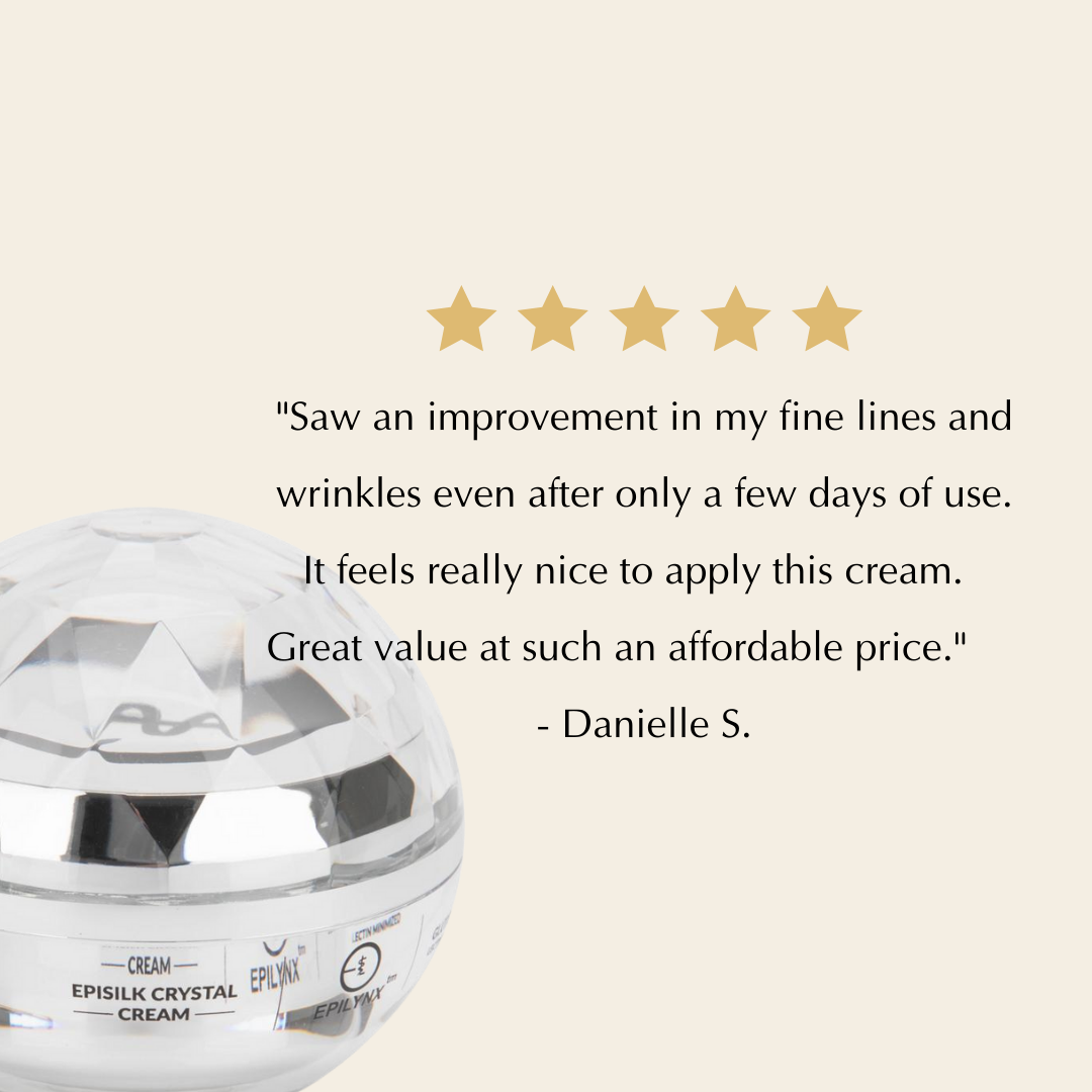 Vegan EpiSilk, Crystal Wrinkle Smoothing Face Cream - Intense Brightening and Firming Wrinkle Fix for Sensitive Skin - Trending Wellness Store
