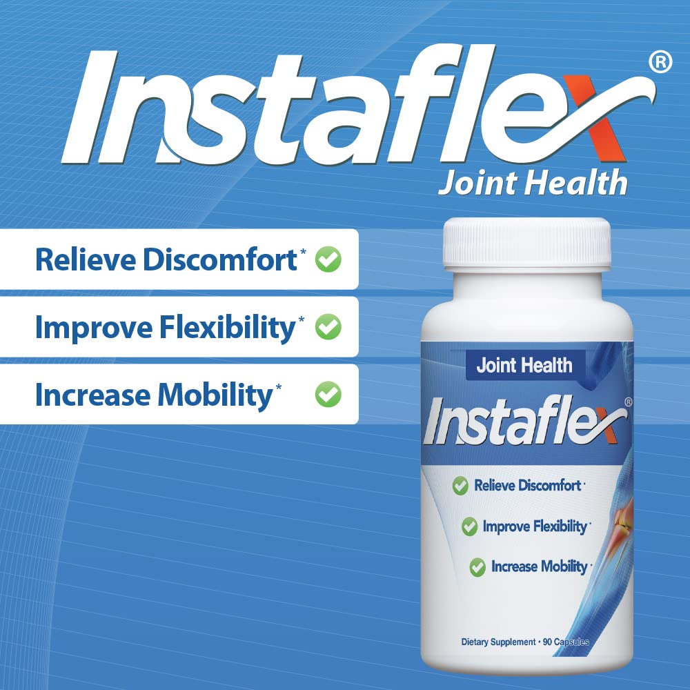 Instaflex Joint Support Supplement 90 Capsules - Clinically Studied Joint Relief Blend of Glucosamine, MSM, White Willow, Turmeric, Ginger, Cayenne, Hyaluronic Acid - Trending Wellness Store