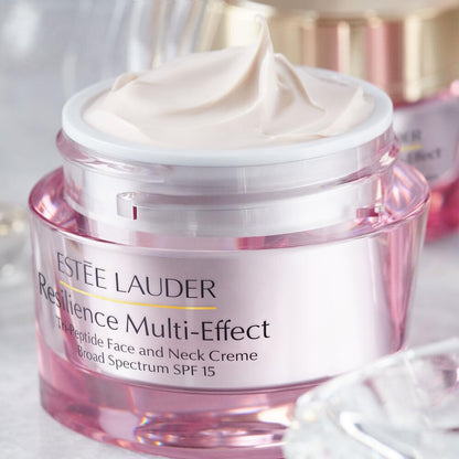 Estée Lauder Resilience Multi-Effect Tri-Peptide Face and Neck Cream Moisturizer SPF 15 | Plumping & Anti-Aging - Trending Wellness Store
