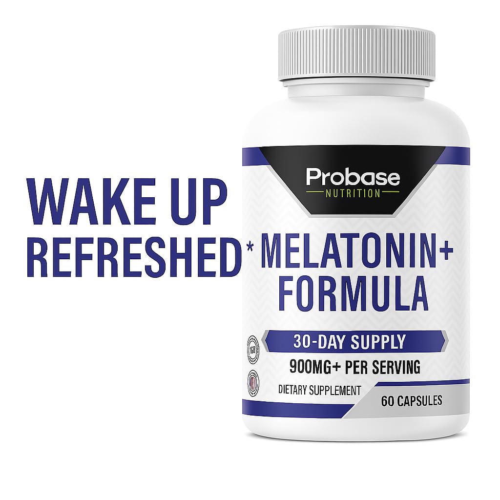 Probase Nutrition Melatonin+ Formula 60 Capsules 30-Day Supply - Trending Wellness Store