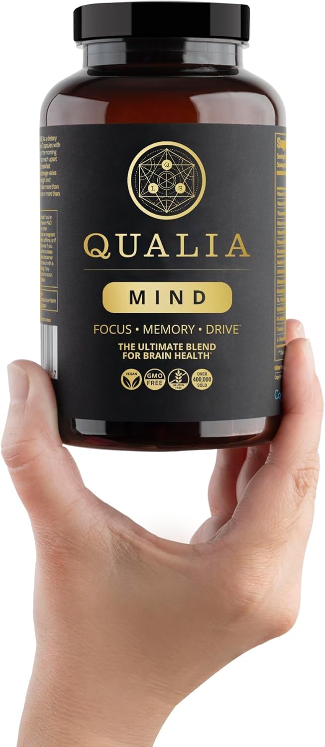 NEUROHACKER COLLECTIVE Qualia Mind | The Ultimate Blend for Brain Health* | Doctor-Formulated Nootropic to Fuel Focus & Concentration* | Supports Long Term Brain Health| Maintain Drive & Productivity - Trending Wellness Store