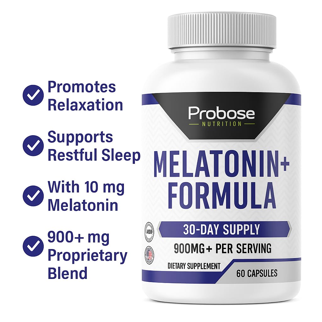 Probase Nutrition Melatonin+ Formula 60 Capsules 30-Day Supply - Trending Wellness Store