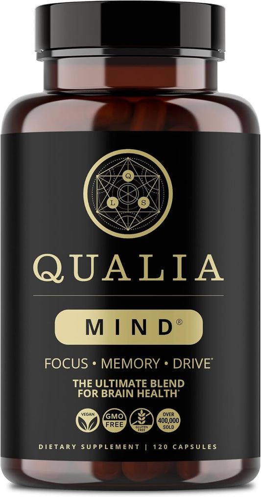 NEUROHACKER COLLECTIVE Qualia Mind | The Ultimate Blend for Brain Health* | Doctor-Formulated Nootropic to Fuel Focus & Concentration* | Supports Long Term Brain Health| Maintain Drive & Productivity - Trending Wellness Store