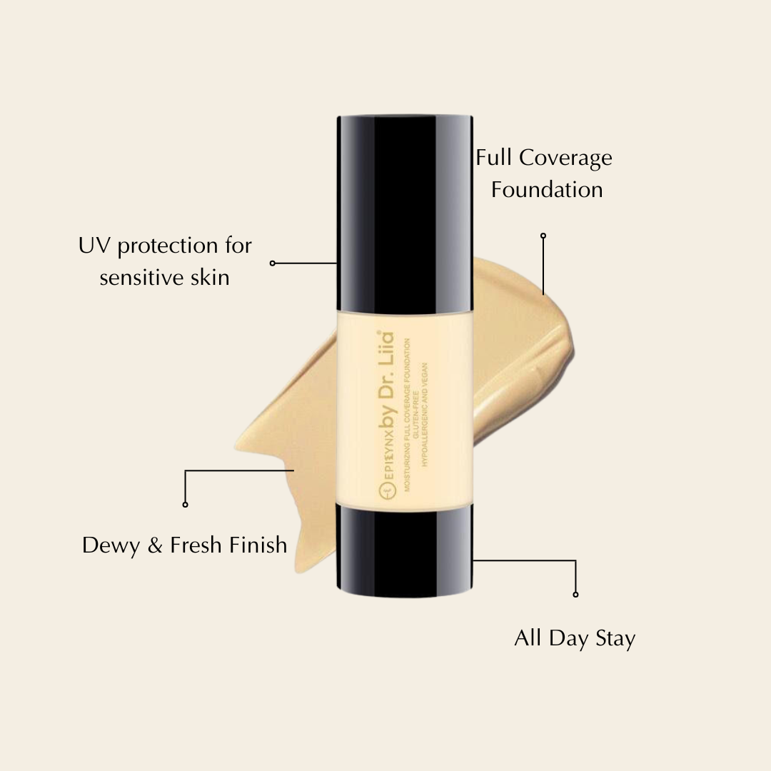 Full Coverage Foundation with SPF 15 - For Flawless Skin - Trending Wellness Store