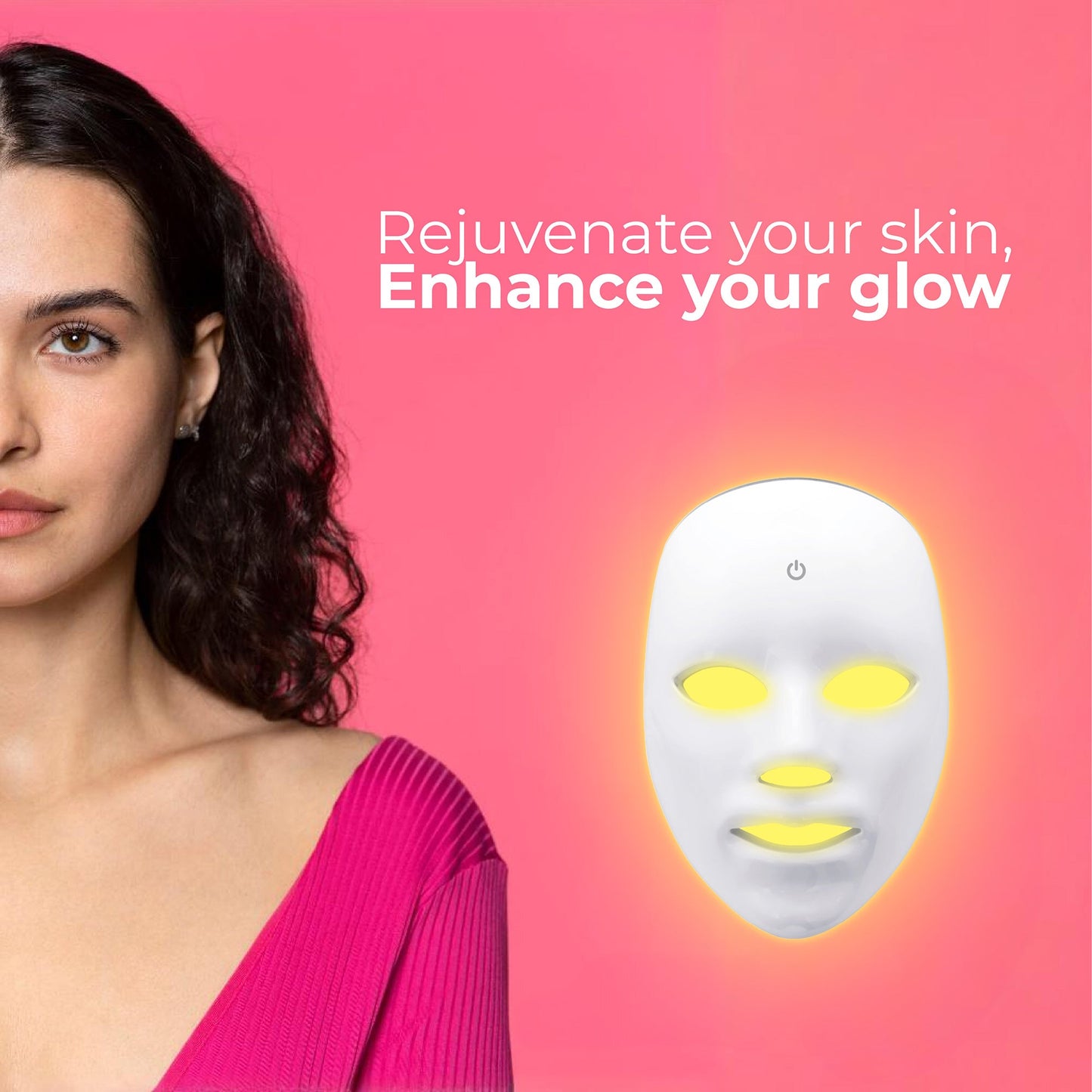 7-in-1 LED Light Therapy Face Mask – Advanced Skincare at Home! - Trending Wellness Store
