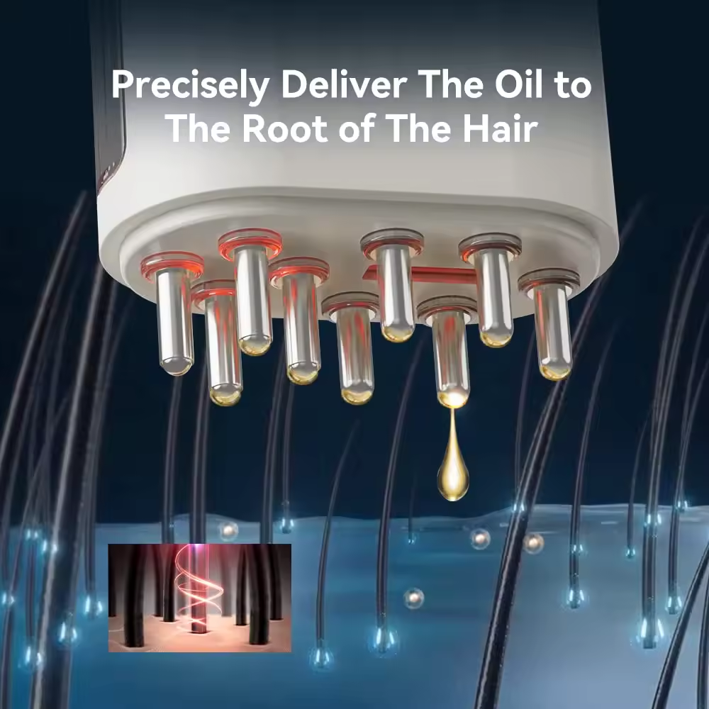 Electric Oil Applicator and Vibration Scalp Massager 2 in 1 - Trending Wellness Store