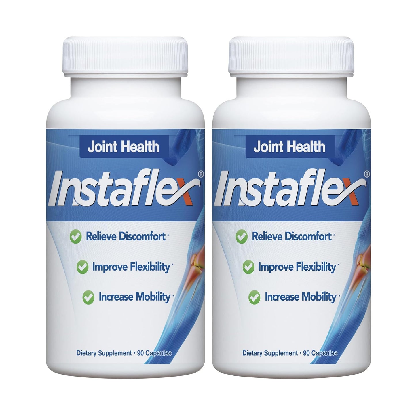 Instaflex Joint Support Supplement 180 Capsules - Clinically Studied Joint Relief Blend of Glucosamine, MSM, White Willow, Turmeric, Ginger, Cayenne, Hyaluronic Acid - Trending Wellness Store