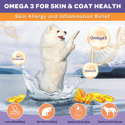 Probiotics for Dogs & Cats, 6 Billion CFUs - Trending Wellness Store