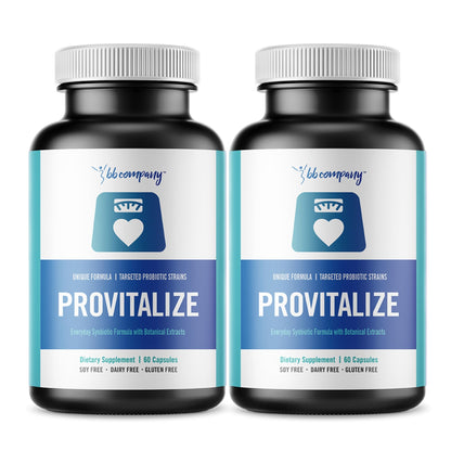 Provitalize Probiotics for Women Menopause Relief Digestive Health Joint Support Bloat Belly Fat Control Natural Formula 60 Count - Trending Wellness Store