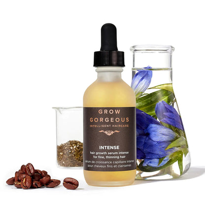 Grow Gorgeous Density Serum Intense - Hair Growth Serum With Caffeine. For Thin and Damaged Hair. Increases Thickness Of Each Strand By Up To 13%. 2 Fl Oz - Trending Wellness Store