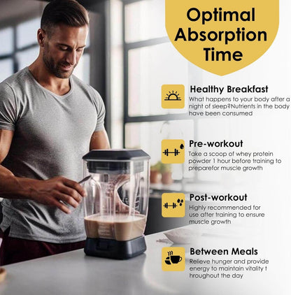 Isolate Whey Protein Powder, 25g Protein, 1.1 LB - Trending Wellness Store