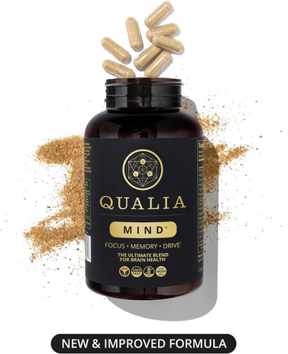 NEUROHACKER COLLECTIVE Qualia Mind | The Ultimate Blend for Brain Health* | Doctor-Formulated Nootropic to Fuel Focus & Concentration* | Supports Long Term Brain Health| Maintain Drive & Productivity - Trending Wellness Store
