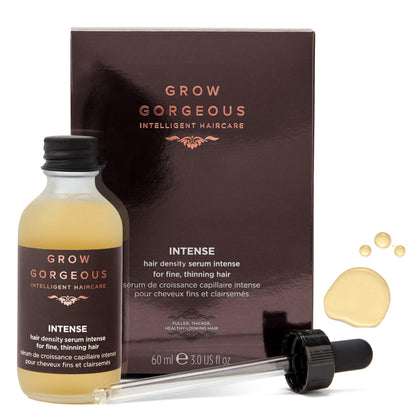 Grow Gorgeous Density Serum Intense - Hair Growth Serum With Caffeine. For Thin and Damaged Hair. Increases Thickness Of Each Strand By Up To 13%. 2 Fl Oz - Trending Wellness Store