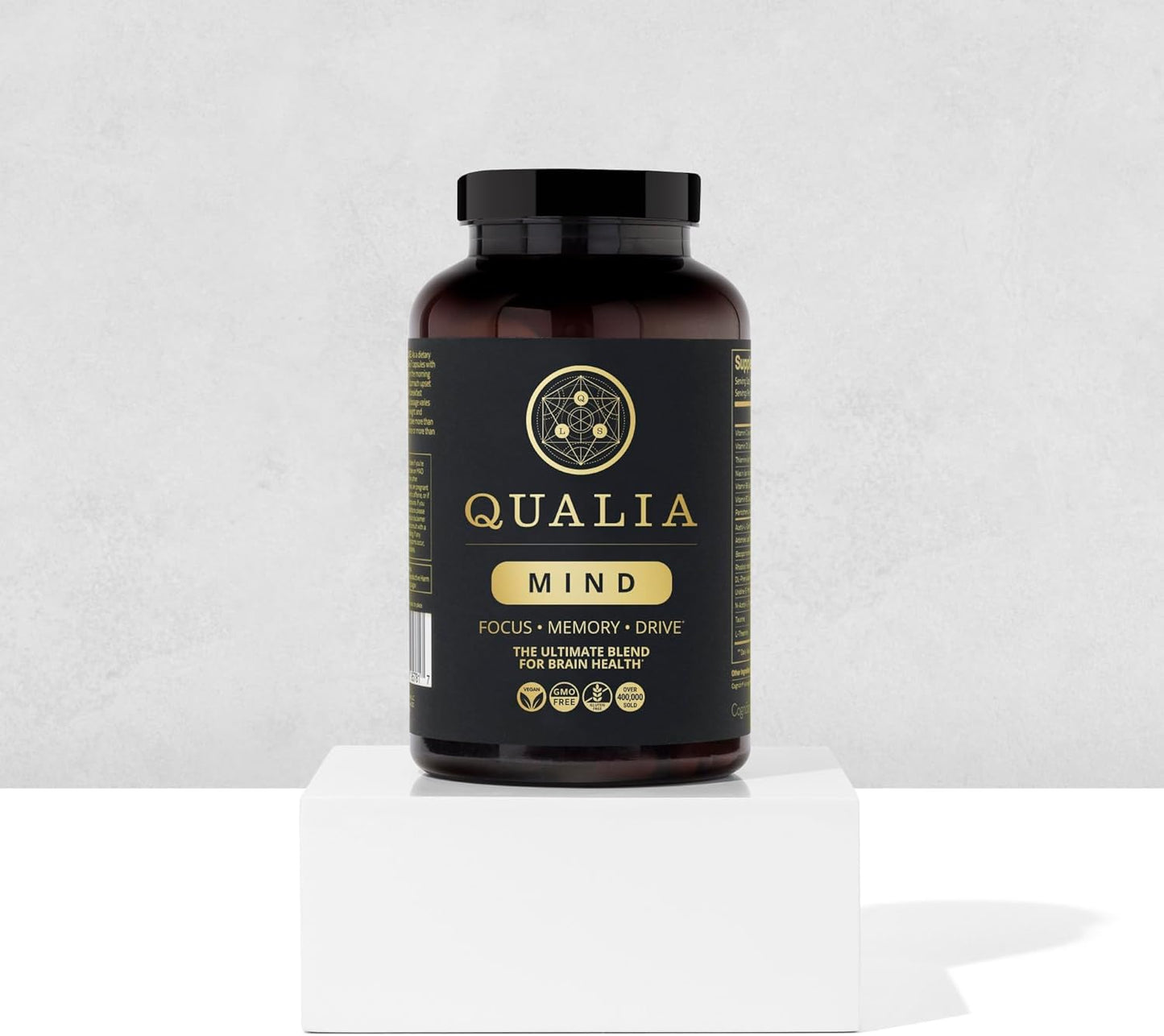 NEUROHACKER COLLECTIVE Qualia Mind | The Ultimate Blend for Brain Health* | Doctor-Formulated Nootropic to Fuel Focus & Concentration* | Supports Long Term Brain Health| Maintain Drive & Productivity - Trending Wellness Store