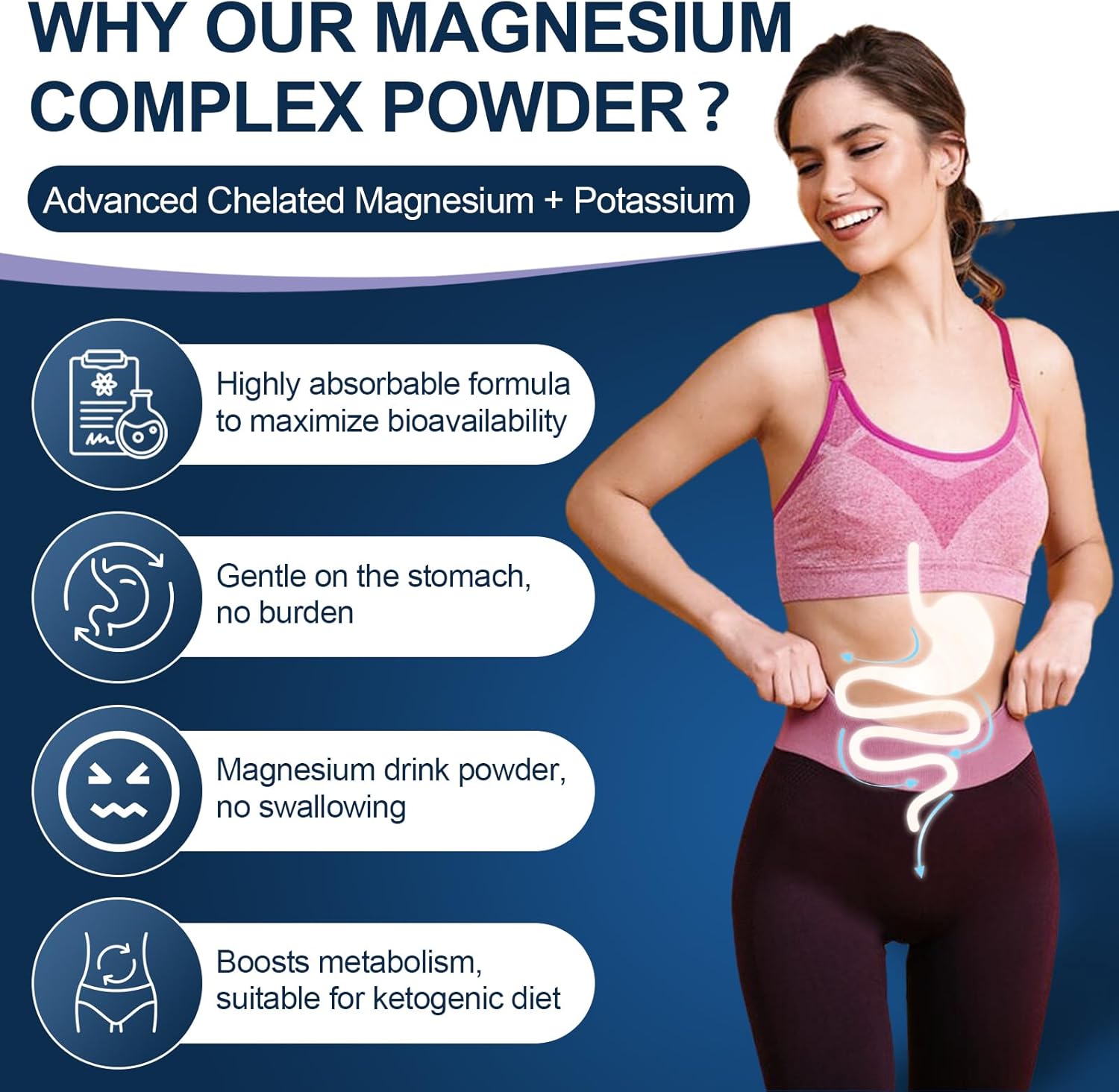 Magnesium Powder Supplement, 210mg - Trending Wellness Store