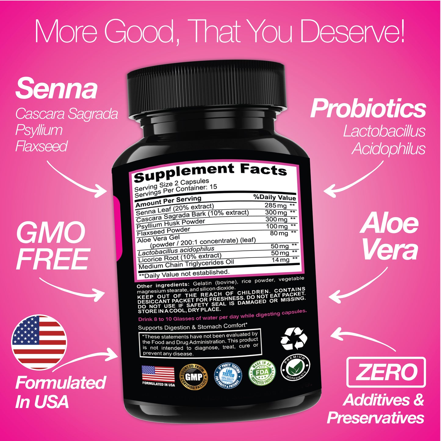 7 Day Cleanse Program | Colon Detox with Natural Laxative for Constipation & Bloating - Trending Wellness Store