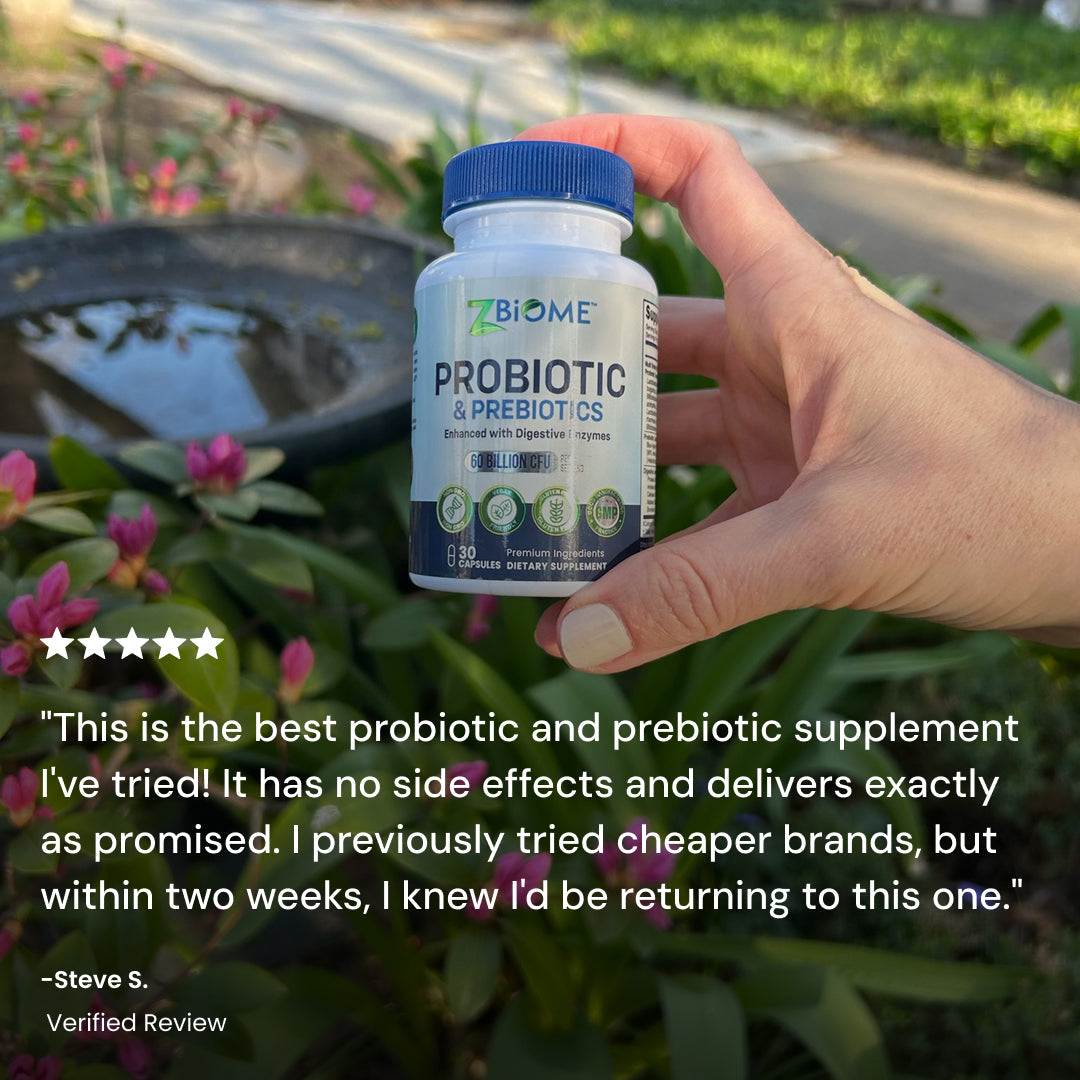 ZBIOME Probiotic + Prebiotic + Digestive Enzymes - Trending Wellness Store
