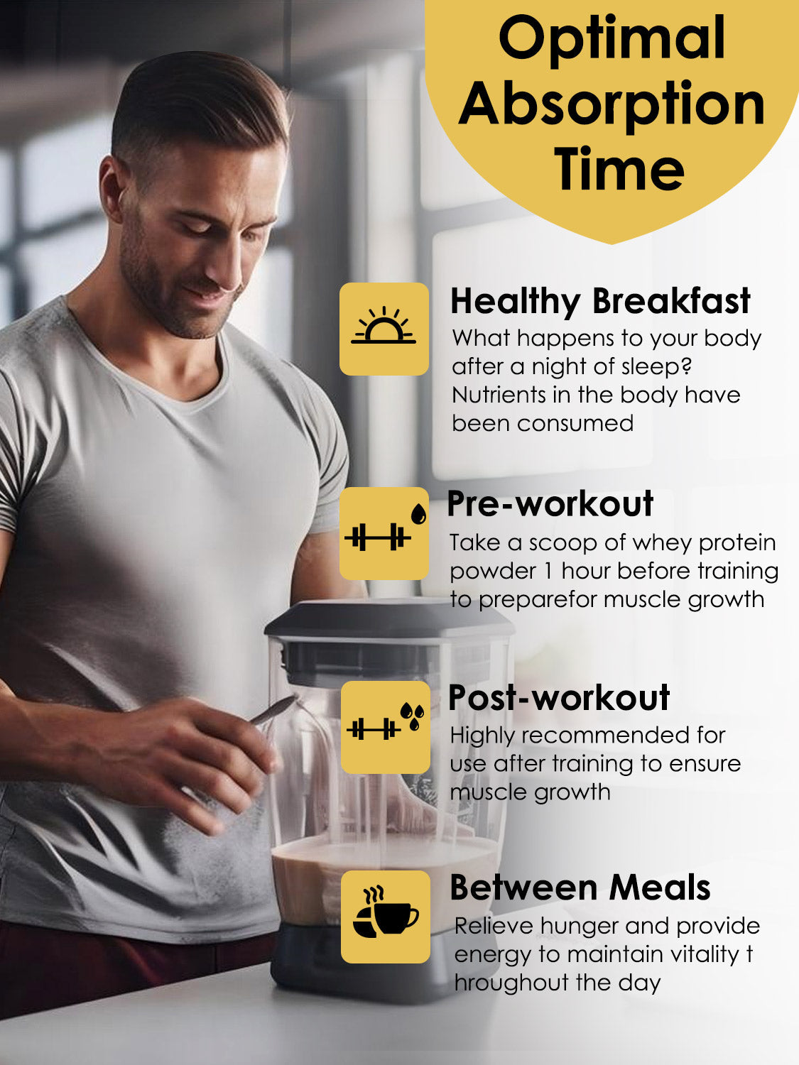 Whey Isolate Protein Powder, 25g Protein/Serving, 1.1 LB - Trending Wellness Store