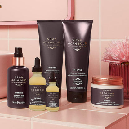 Grow Gorgeous Density Serum Intense - Hair Growth Serum With Caffeine. For Thin and Damaged Hair. Increases Thickness Of Each Strand By Up To 13%. 2 Fl Oz - Trending Wellness Store