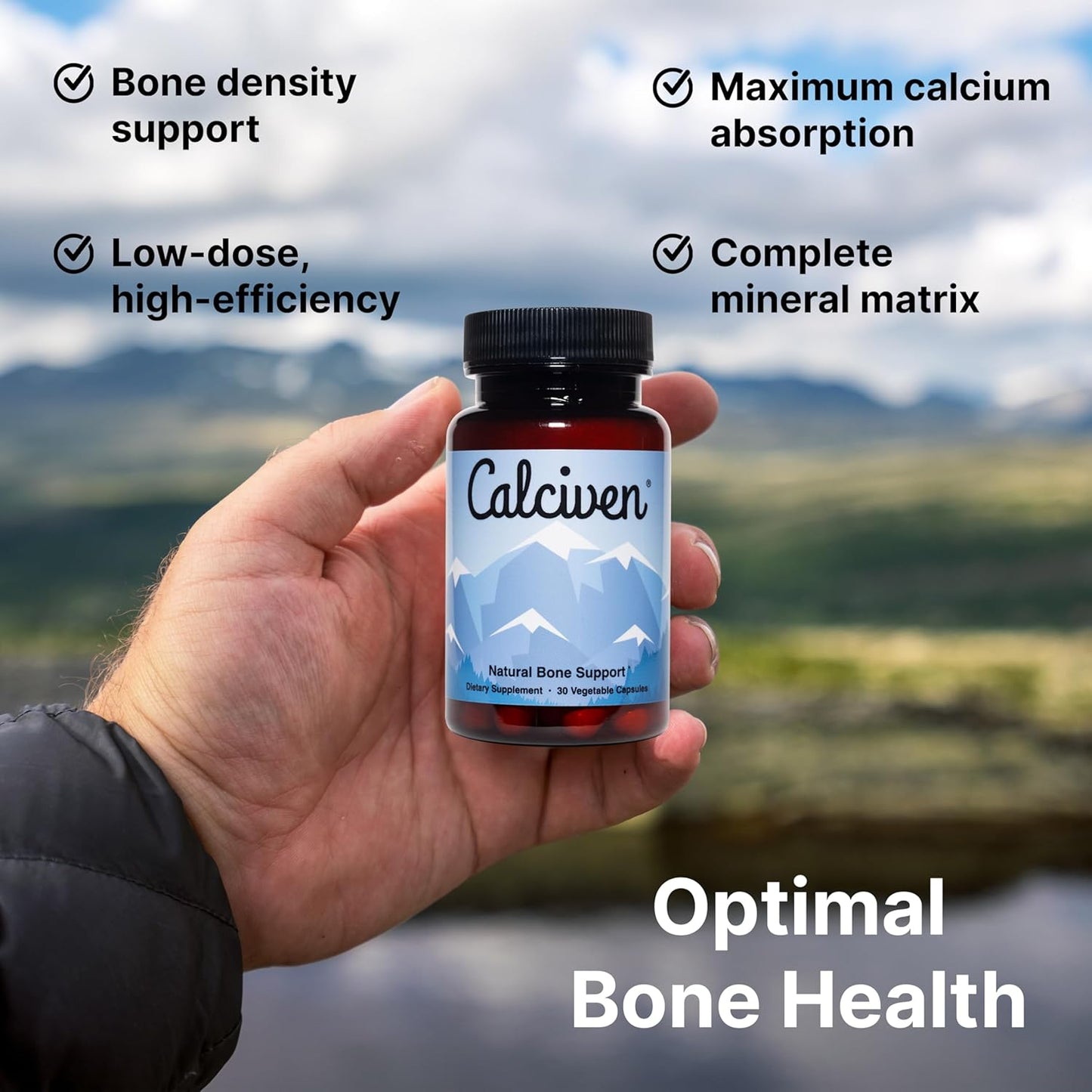 Natural Bone Support Supplement - Non-GMO, Gluten-Free - Trending Wellness Store