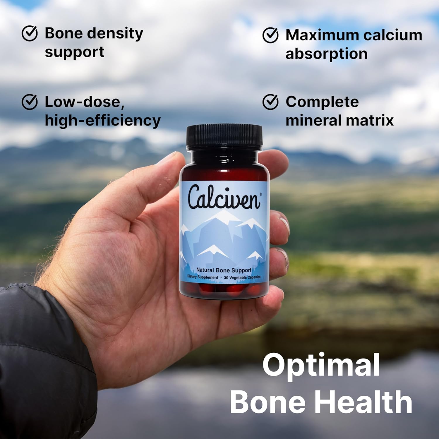 Natural Bone Support Supplement - Non-GMO, Gluten-Free - Trending Wellness Store