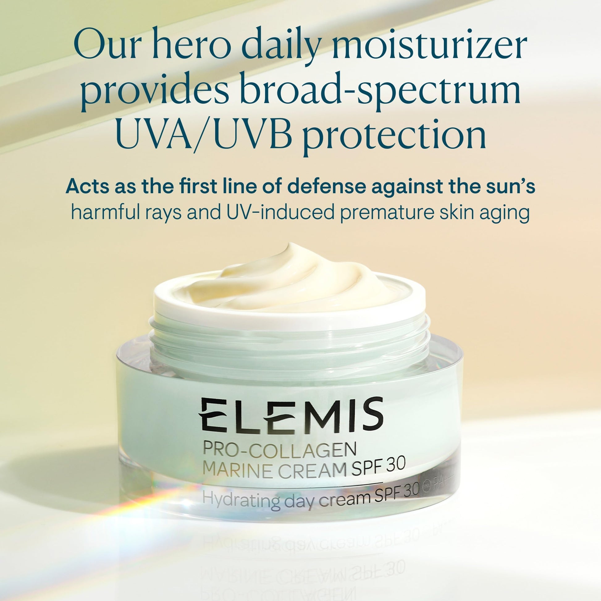 ELEMIS Pro-Collagen Marine Cream SPF 30, Lightweight Anti-Wrinkle Daily Facial Moisturizer - Trending Wellness Store