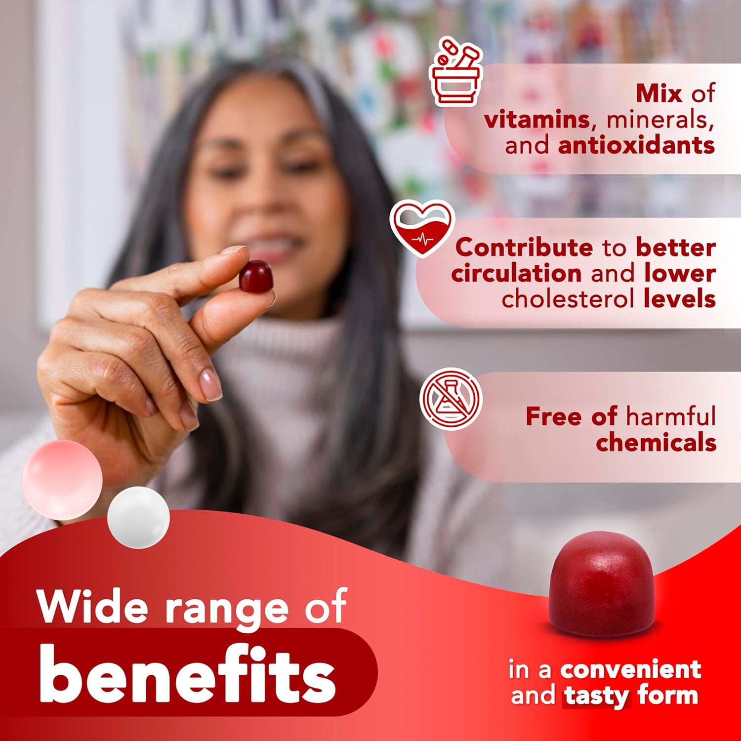 Beet Root Extreme Gummies with CoQ10, 60 Count - Trending Wellness Store