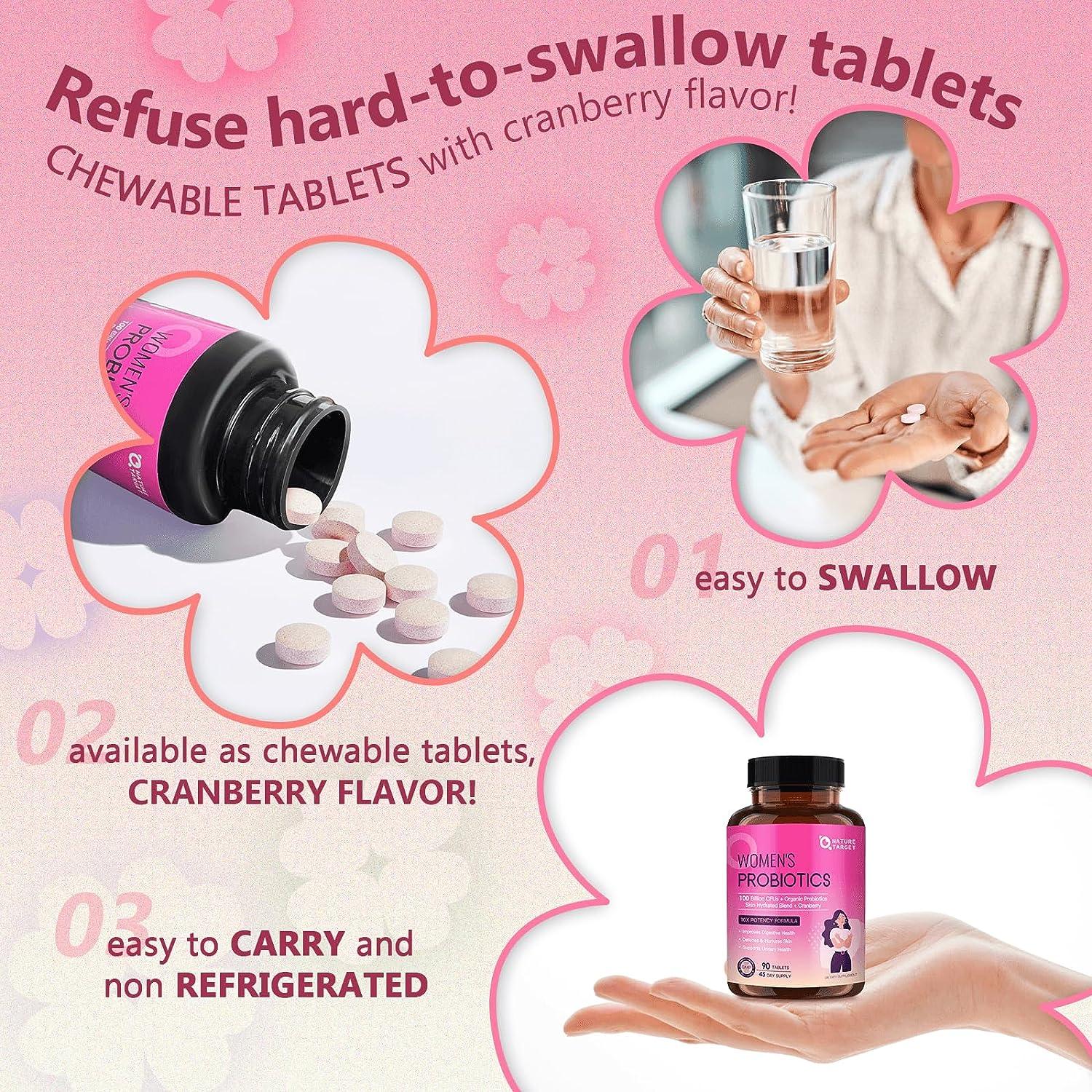 Women’s Probiotics + Vitamins, 100 Billion CFUs - Trending Wellness Store