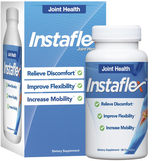 Instaflex Joint Support Supplement 90 Capsules - Clinically Studied Joint Relief Blend of Glucosamine, MSM, White Willow, Turmeric, Ginger, Cayenne, Hyaluronic Acid - Trending Wellness Store