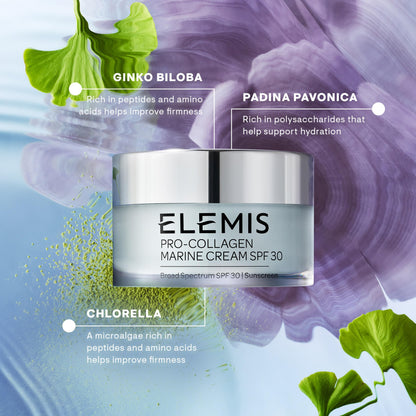 ELEMIS Pro-Collagen Marine Cream SPF 30, Lightweight Anti-Wrinkle Daily Facial Moisturizer - Trending Wellness Store