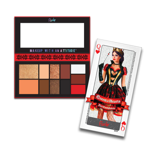 RUDE Face Card Palette - Queen of Hearts - Trending Wellness Store
