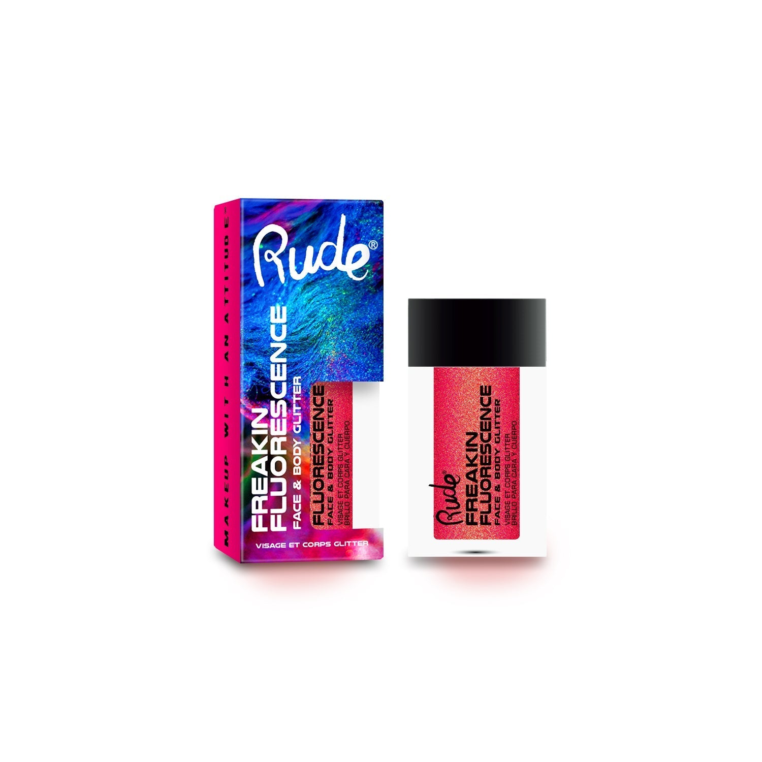 RUDE Freakin Fluorescence Face & Body Glitter - Until Dawn - Trending Wellness Store