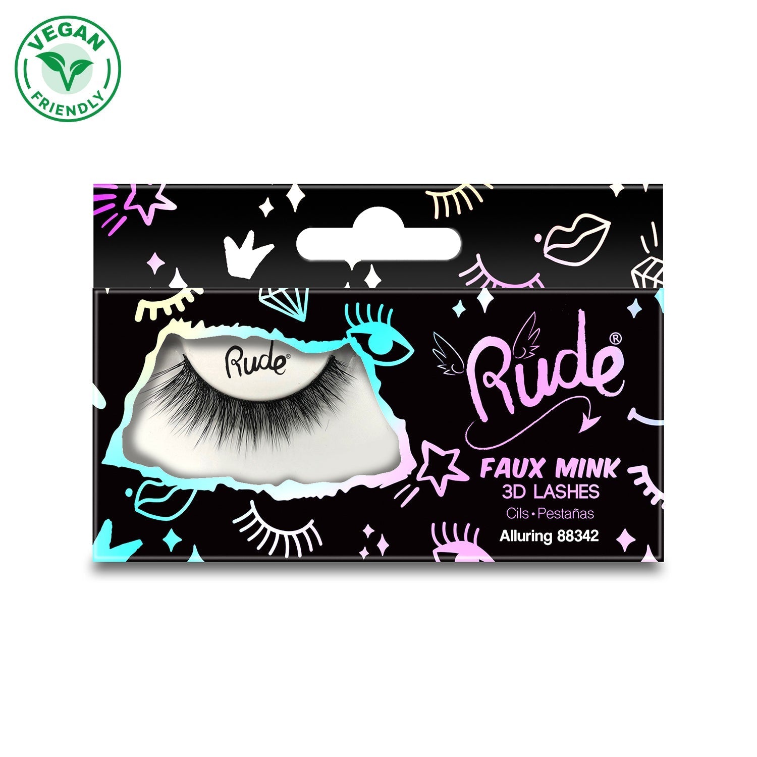 RUDE Essential Faux Mink 3D Lashes - Alluring - Trending Wellness Store