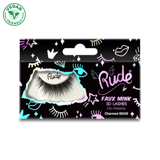 RUDE Essential Faux Mink 3D Lashes - Charmed - Trending Wellness Store