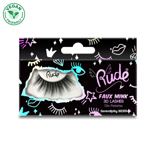 RUDE Essential Faux Mink 3D Lashes - Serendipity - Trending Wellness Store