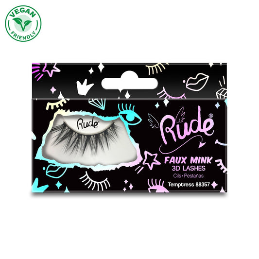 RUDE Essential Faux Mink 3D Lashes - Temptress - Trending Wellness Store