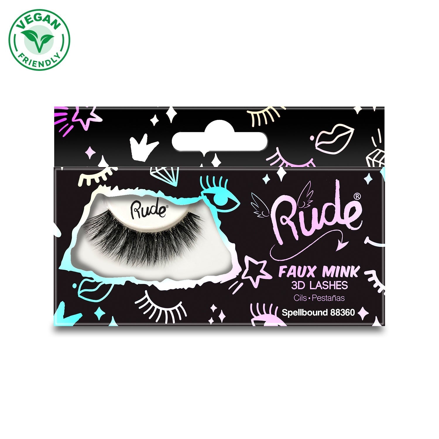 RUDE Essential Faux Mink 3D Lashes - Spellbound - Trending Wellness Store