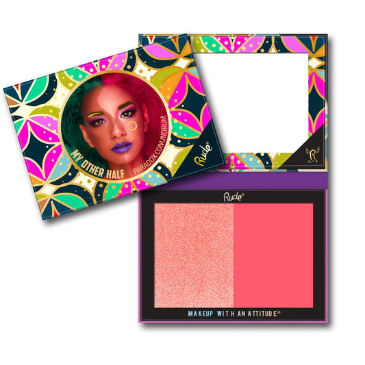 RUDE My Other Half Duo Shade Face Palette - Paradox Conundrum - Trending Wellness Store