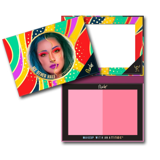 RUDE My Other Half Duo Shade Face Palette - Oxymoronic - Trending Wellness Store