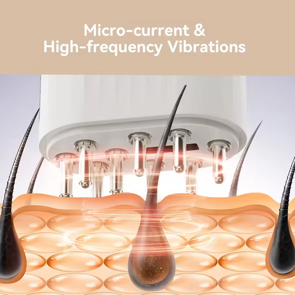 Electric Oil Applicator and Vibration Scalp Massager 2 in 1 - Trending Wellness Store