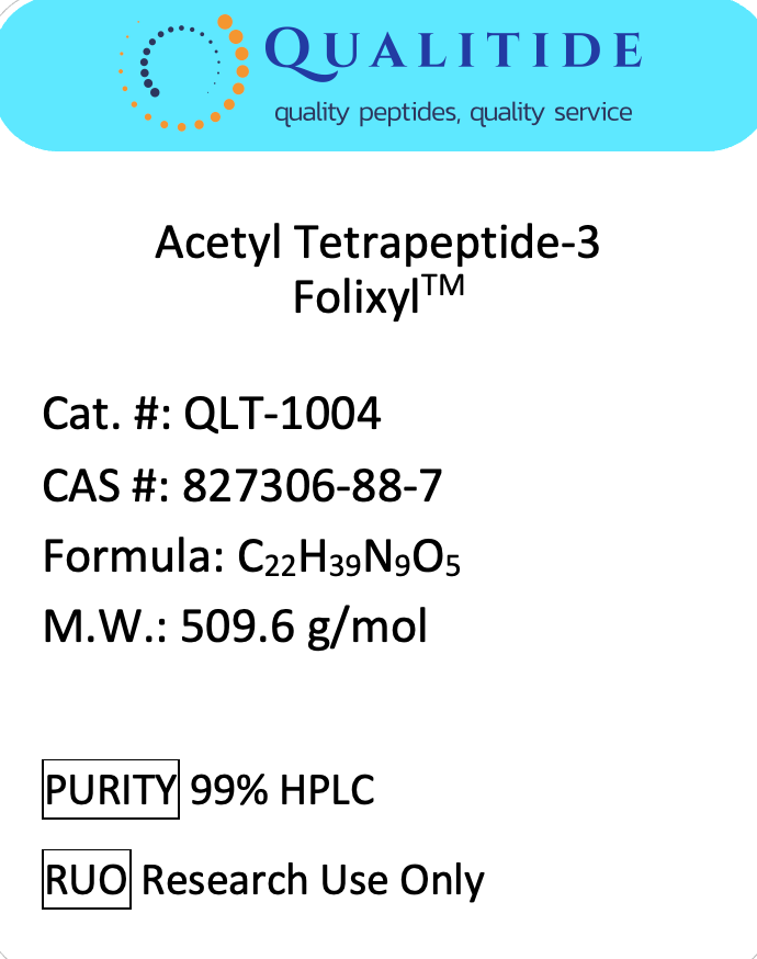 Acetyl Tetrapeptide-3 (Folixyl®, Capixyl®) - Trending Wellness Store