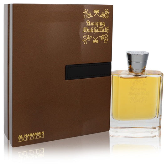 Al Haramain Amazing Mukhallath by Al Haramain Eau De Parfum Spray (Unisex) 3.4 oz for Men - Trending Wellness Store