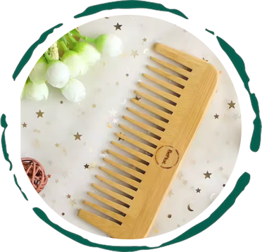 All-Natural Bamboo Hair Comb - Trending Wellness Store