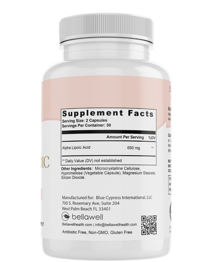 Alpha Lipoic Acid (ALA) by Bellawell - Trending Wellness Store