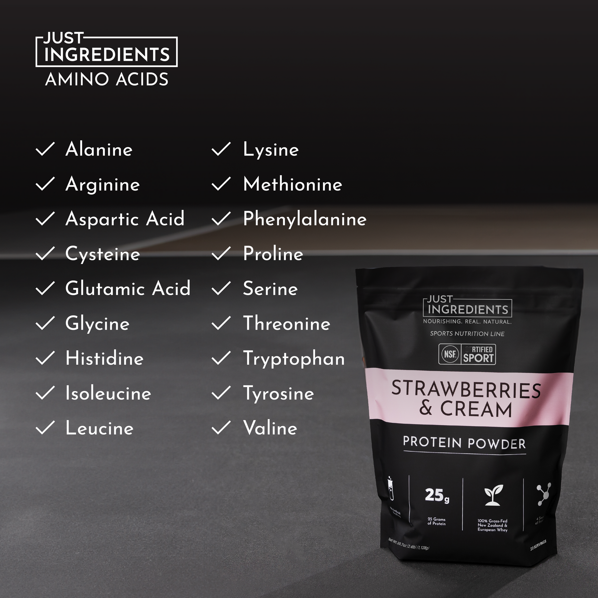 Strawberries and Cream Protein Powder - NSF - Trending Wellness Store