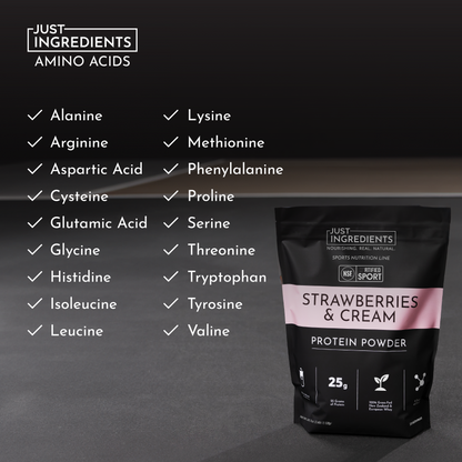 Strawberries and Cream Protein Powder - NSF - Trending Wellness Store