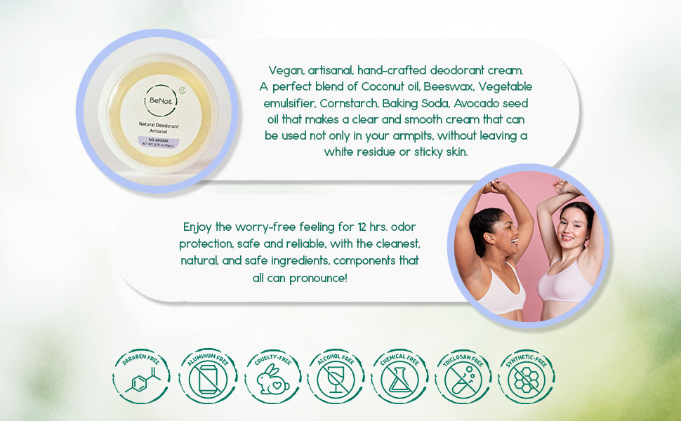 Vegan Deodorant Cream - Trending Wellness Store